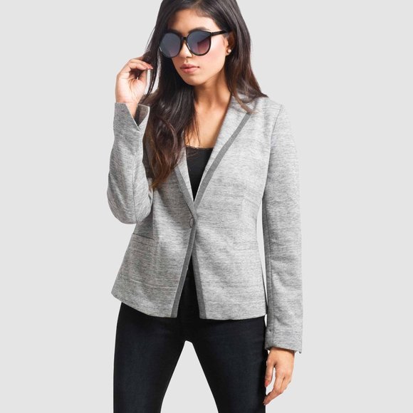 OLGYN Jackets & Blazers - OLGYN Women’s Single Breasted Gray Blazer